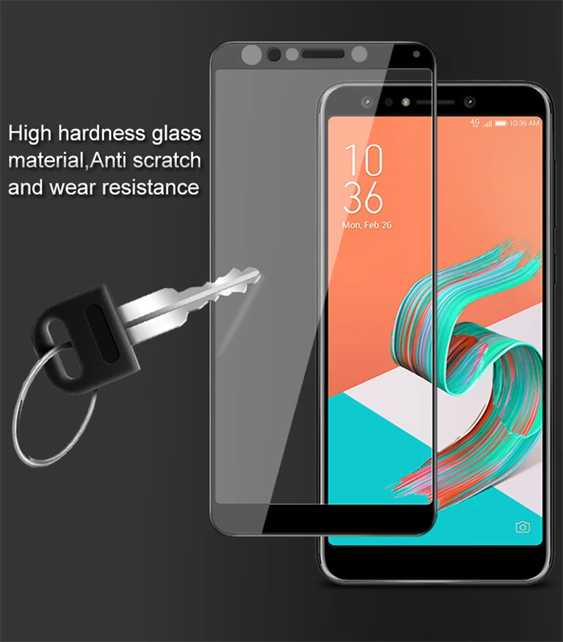 HD полное покрытие стекло Asus Zenfone 5 Lite ZC600KL защита экрана взрывозащищенное