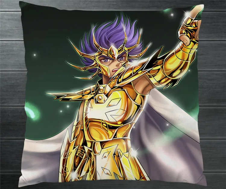 Saint Seiya Cancer Deathmask Gemini Saga Fanart 40*40 см Двусторонняя Наволочка Чехол для подушки