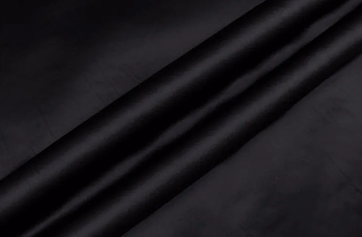 stretch satin black
