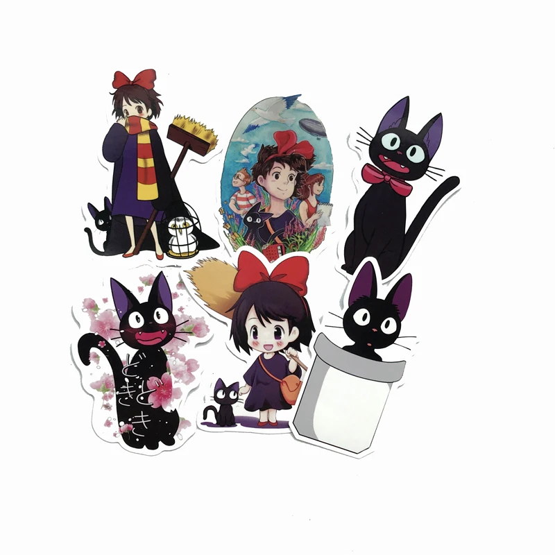 Td ZW 15 шт./лот Kiki's Delivery сервис стикер s для наклейка сноуборд ноутбук багаж автомобильный холодильник автомобиль-Стайлинг стикер Pegatina