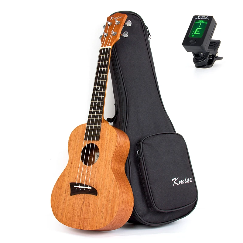 Kmise Concert Ukulele Ukelele Uke Mahogany 23 inch 18 Frets 4 String Hawaii Guitar Aquila String with Gig Bag Tuner 21 inch ukulele heat shaped sound hole suitable for beginners hawaii four string guitar ukelele bag tuner finger trainer