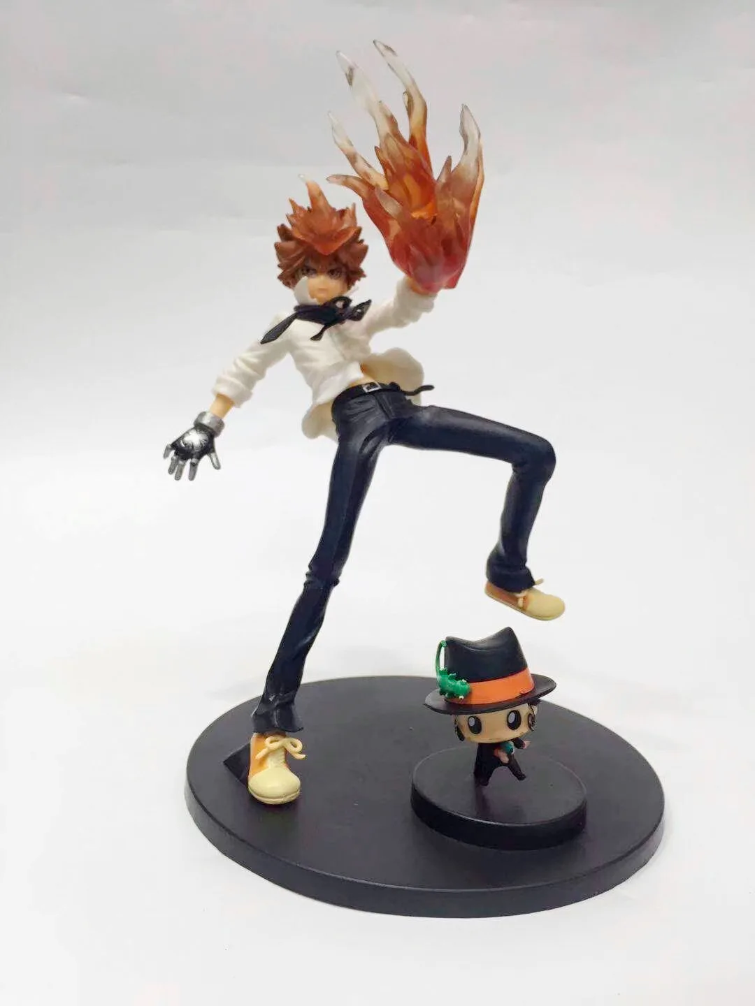 HITMAN REBORN! Фигурку аниме модель Sawada Tsunayoshi Reborn куклы украшения Классическая