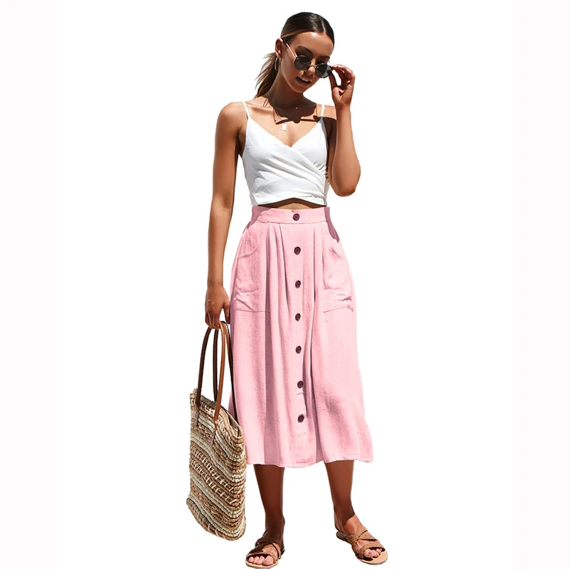 high waist skirt