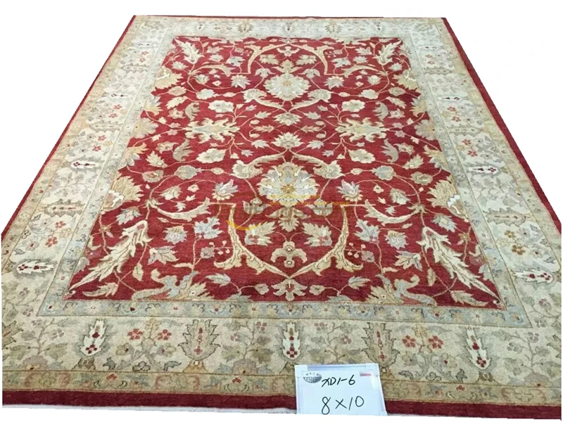 Original Single Export Turkish Handmade Carpets Oushak Ozarks Pure Wool