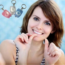 1 шт. цветная случайная зубная нить для чистки зубов Зубная нить для гигиены зубов мятный аромат портативный брелок для зубов