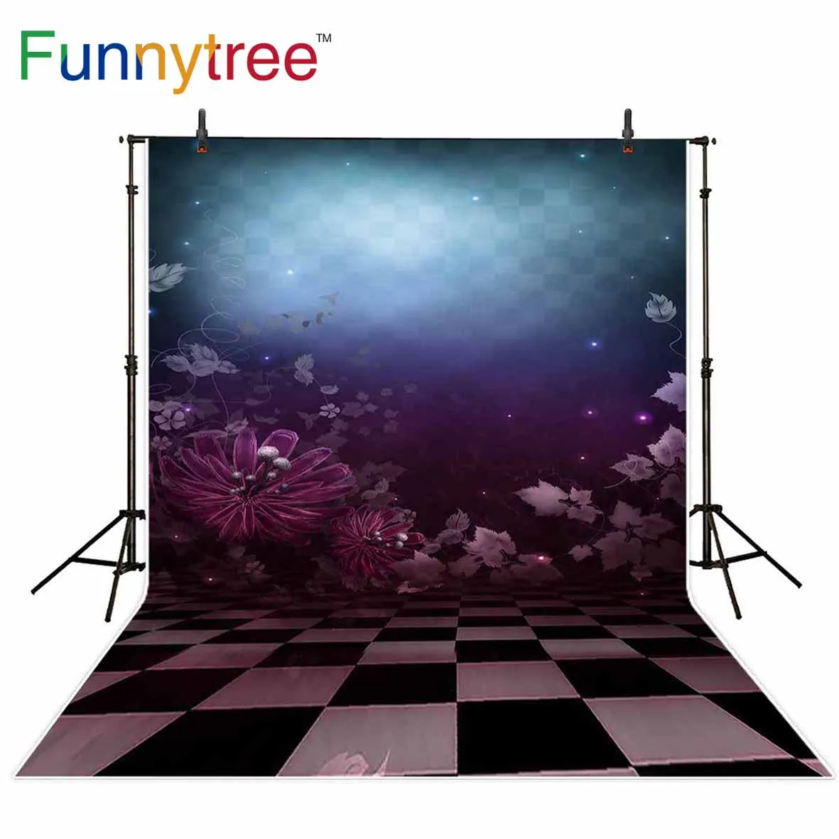 

Funnytree backgrounds for photography studio lattice bokeh flower abstract leaves photo booth backdrop photocall photobooth