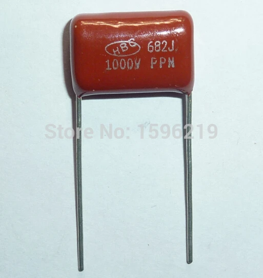 20 штук Конденсатор CBB 682 1000V 682J 1KV 6800pF 6.8nF P15 CBB81 Металлизированный Полипропиленовый