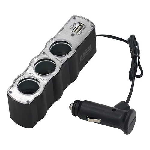 High Reputation Car Cigarette Lighter Multi Socket Splitter 3 Way USB Charger Adapter DC 12V 6YXC | Автомобили и мотоциклы