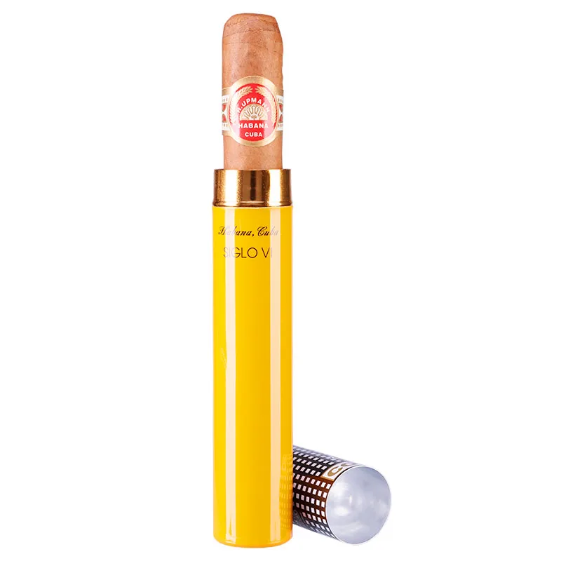 БЕСПЛАТНАЯ ДОСТАВКА COHIBA гаджет портативный Siglo VI алюминиевый дорожный футляр для