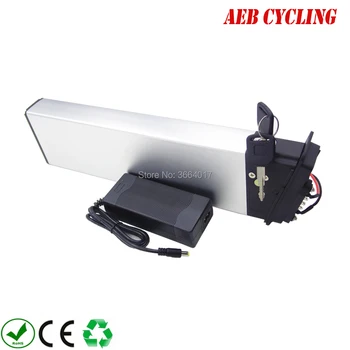 

High capacity folding bike battery 36V 14.5Ah Lithium ion silver case battery for city bike foldable ebike with charger
