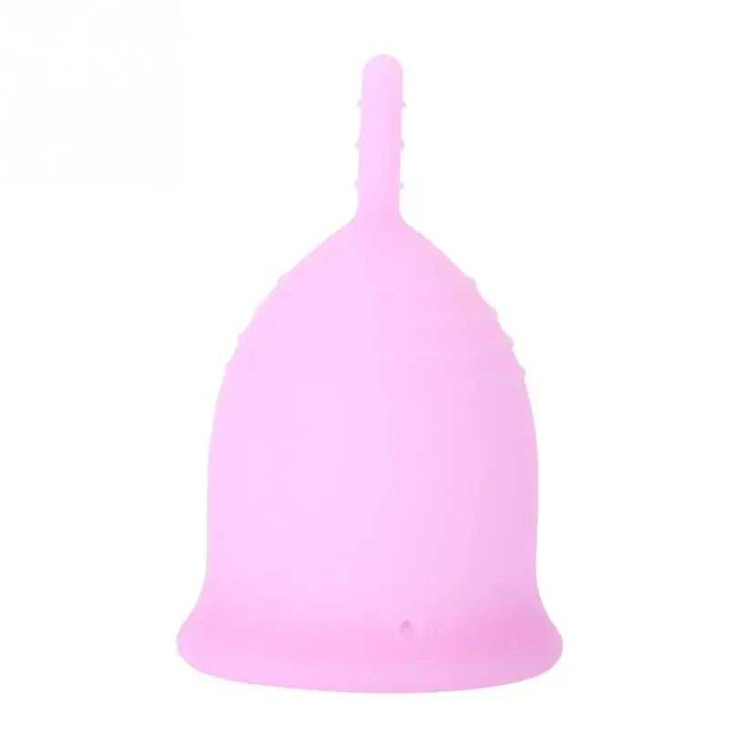 3 цвета, менструальная чашка для женщин, Женская гигиена, качественная медицинская силиконовая чашка, менструальная многоразовая Женская чашка, менструальная, чем подушечка - Цвет: Фиолетовый