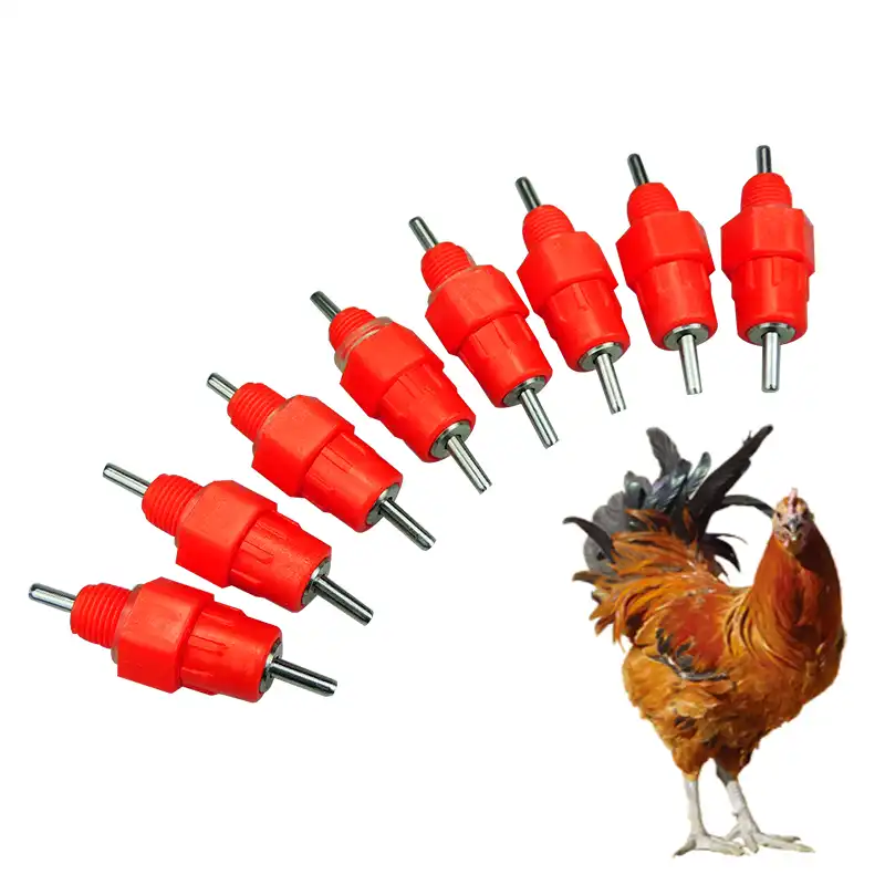 10pcs Automatic Poultry Water Feeder Nipple Drinker Chicken Duck Hen Screw Style