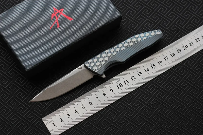 MIKER 703 original S35VN blade Titanium handle Flipper folding knife