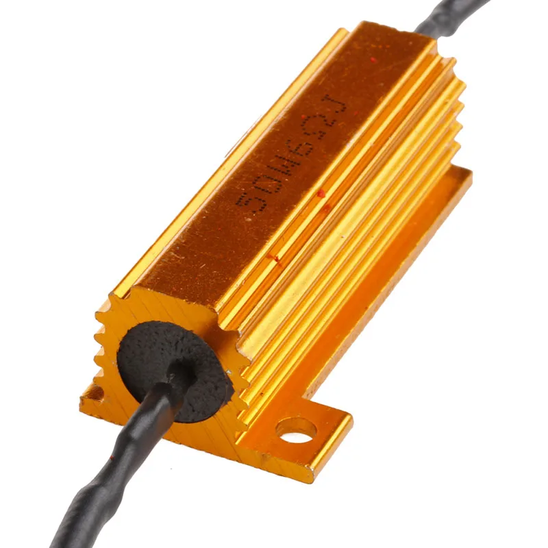 2020 Новый горячий 2x LED DC 12V DRL противотуманный фонарь Canbus 50W 6Ohm нагрузочный резистор