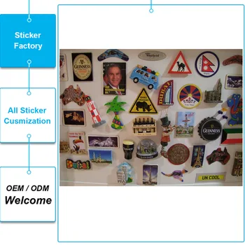 

Waterproof PVC for package and gift use custom fridge magnet sticker