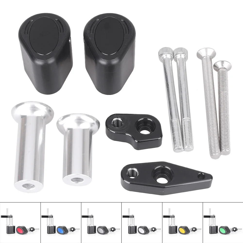 

For Kawasaki ER6N ER-6N Frame Slider Crash Pad Protector Guard 2006-2011 Aluminum + ABS Plastic Motorbike Parts Accessories