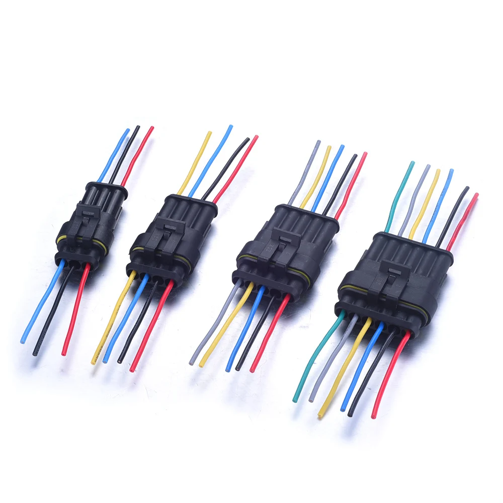 Новый 1 шт. HID Xenon разъем провода жгут питания кабель Шнур Разъем 3 P/4 P/5 P/6 P ПВХ
