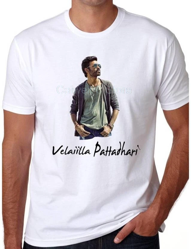 

100% Cotton Trendy Creative Graphic T-shirt Top m vip dhanush tamil stitch shop original fashion summer tshirt men