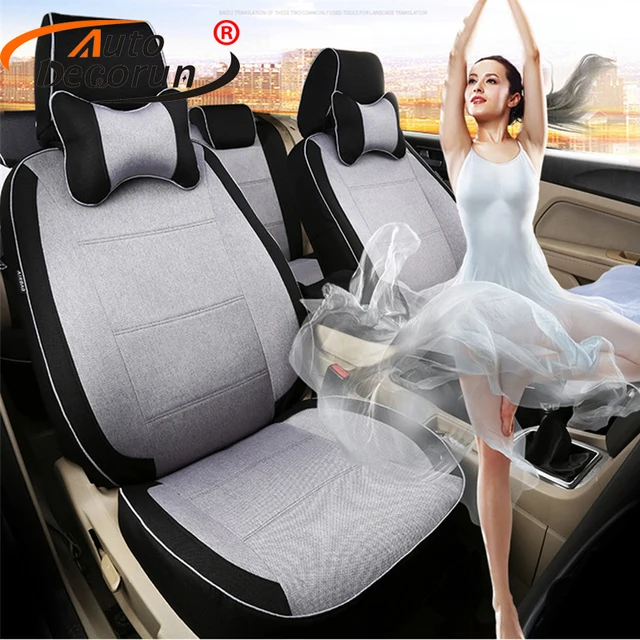 Autodecorun Custom Cover Seats Cushion For Infiniti G37 G35 G25 Autodecorun Custom Cover Seats Cushion For Infiniti G37 G35 G25 Accessories Car Seat Covers Set Flax