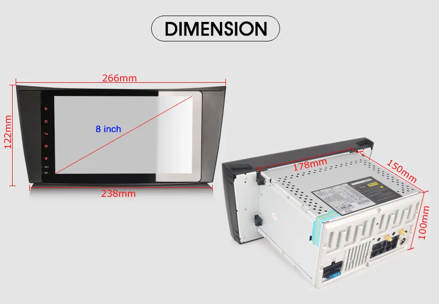 Cheap Erisin ES7481E 8" HD Android 8.0 4G RAM Car DVD DAB+ GPS Sat OBD for Mercedes E/CLS/G W211 W219 W463 30 Cheap Erisin ES7481E 8" HD Android 8.0 4G RAM Car DVD DAB+ GPS Sat OBD for Mercedes E/CLS/G W211 W219 W463 30