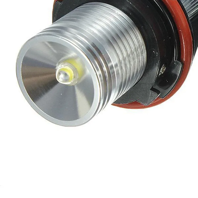 JX-LCLYL 2pcs 6W Canbus LED Angel Eyes Halo Side Marker Light Bulb For B-M-W E39 E81 E60
