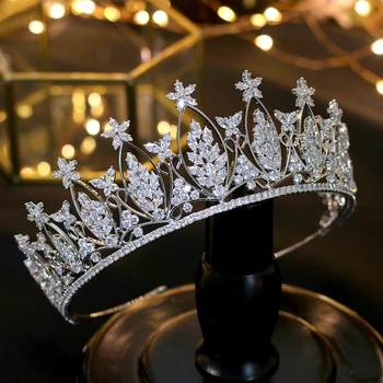 

Gaya rambut panas braider mahkota, Aaa CZ tiara, Mahkota pernikahan, Aksesoris rambut, Aksesoris pengantin, Perhiasan kepala