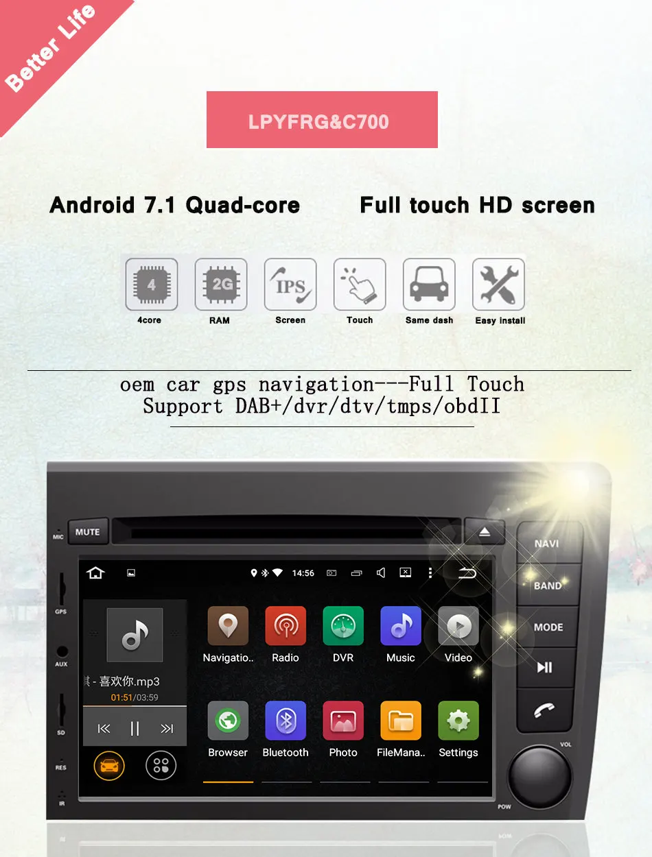 Best Android 7.1 HD 7" Quad Core Fit VOLVO S60/V70 2001-2003 2004 Car DVD Player Multimedia GPS Navigation NAVI GPS Radio 2din DVD 2 Best Android 7.1 HD 7" Quad Core Fit VOLVO S60/V70 2001-2003 2004 Car DVD Player Multimedia GPS Navigation NAVI GPS Radio 2din DVD 2
