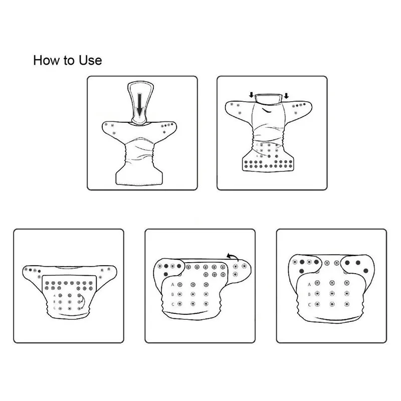 Многоразовые детские подгузники универсальный размер положение цифровой печати водонепроницаемый PUL младенческий подгузник с карманом ткань пеленки моющиеся