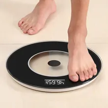 Best Selling 180kg Round Night Vision Temperature Bathroom font b Weight b font font b Scale