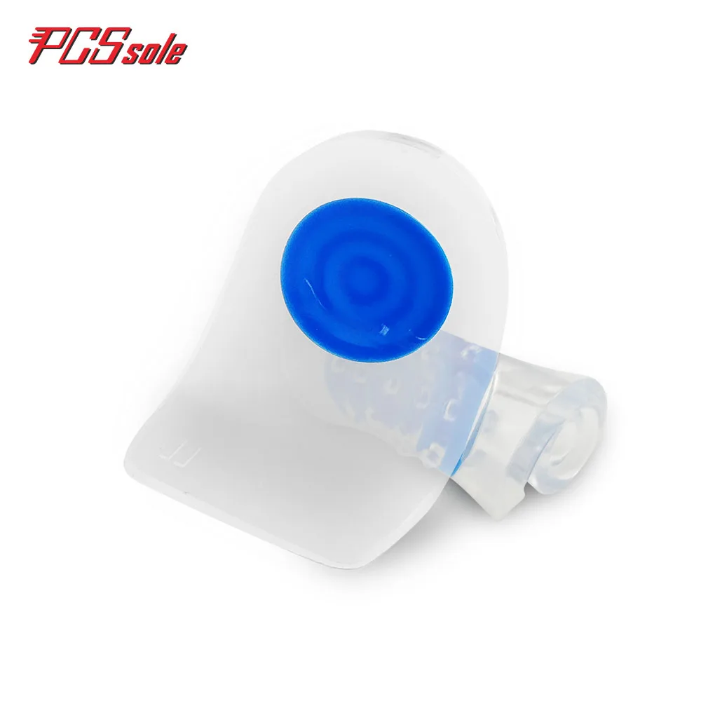 PCSSOLE sillicone Gel Plantar Fasciitis Heel Support Pad for Shoes inserts shock absorption invisible transparent 0.8cm