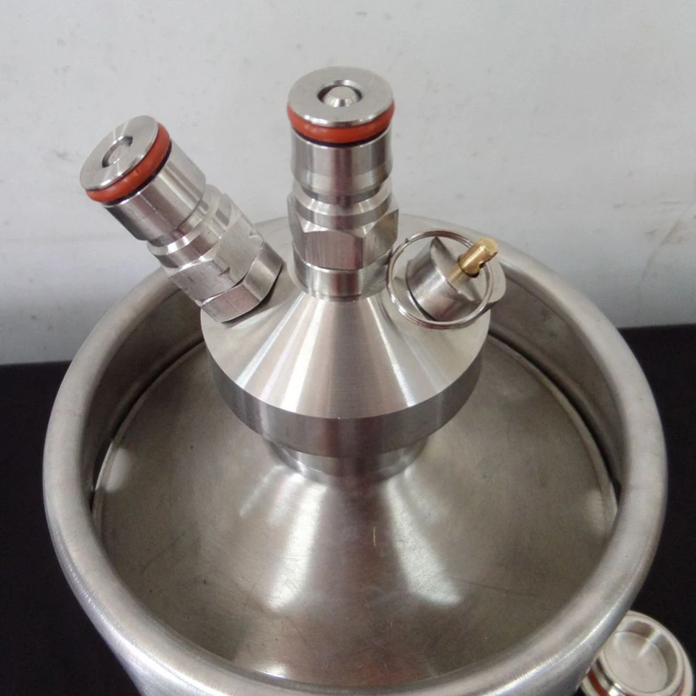 Шаровой замок мини Keg распределитель для мини-кега для пива дозатор садоводства Homebrew копье 2L Пивной инструмент 304 нержавеющая сталь
