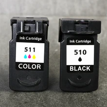 

Qinde PG 510 pg-510 CL 511 Ink Cartridge Replacement PG510 CL511 for Canon for MP240 MP250 MP260 MP270 MP280 MP480 MP490 IP2700