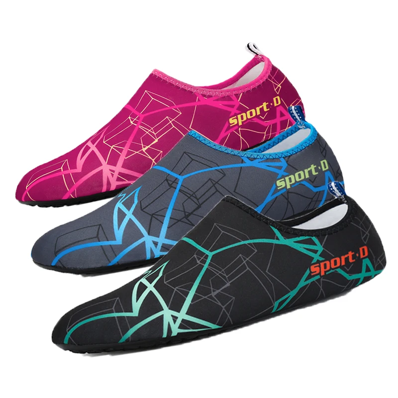 

Summer Water Shoes Men Breathable Upstream Aqua Shoes Woman Beach Sandals Swimming Diving Skin Shoes River Sea Slippers