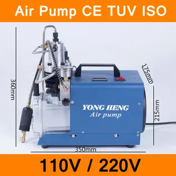 Online Hochdruck Luftpumpe 110 V 220 V 300BAR 30MPA 4500PSI Wasser-gekühlt Elektrische Luft Kompressor Für Luftgewehr Scuba Gewehr PCP Inflator