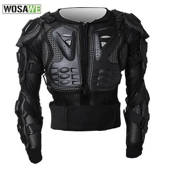 

WOSAWE Professional Motorcycle Body Protection Motorcross Racing Guard Spine Chest Protector Gear Guards Jacket Back Support