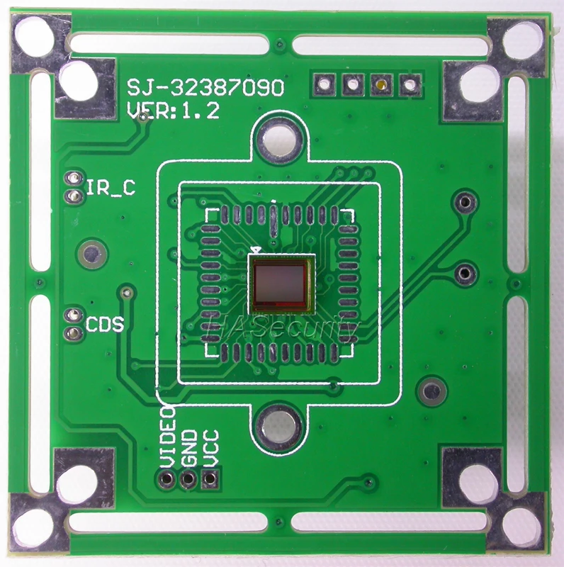 

1/4.5" Pixelplus PC7090 CMOS image sensor CCTV camera PCB board module (optional parts)