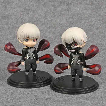 

Anime Tokyo Ghoul Kaneki Ken PVC Figures Collectible Model Toys 4" 10cm 2pcs/set Free shipping