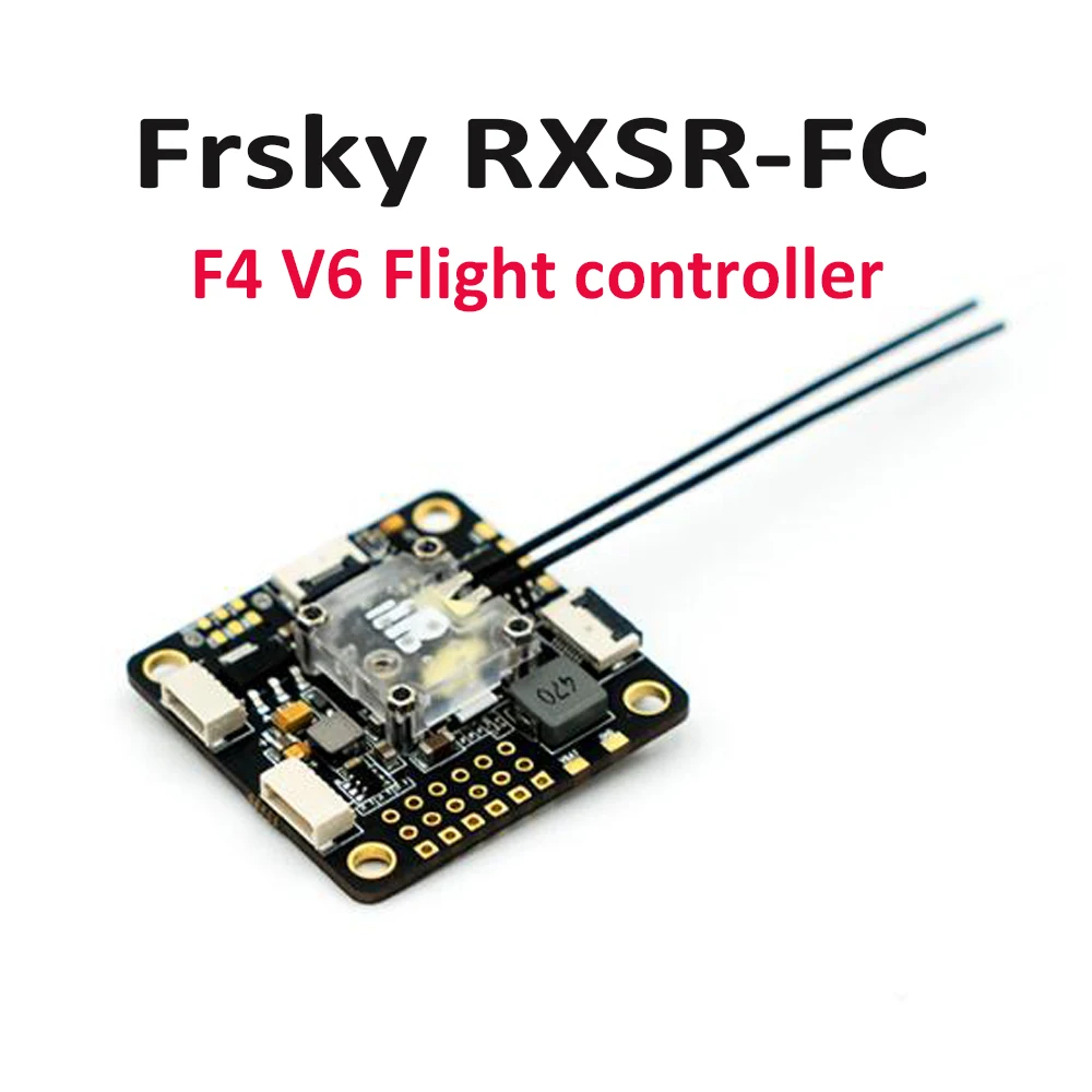 

FrSky RXSR-FC F4 V6 Flight Controller with RXSR Receiver MPU6000 OSD Supports 3-6S for RC FPV Drone Floss 210mm ZMR250