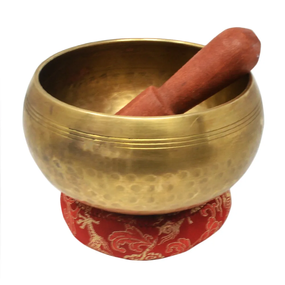 Feng Shui Handmade Copper Buddha Sound Bowl Alms Bowl Yoga Chinese