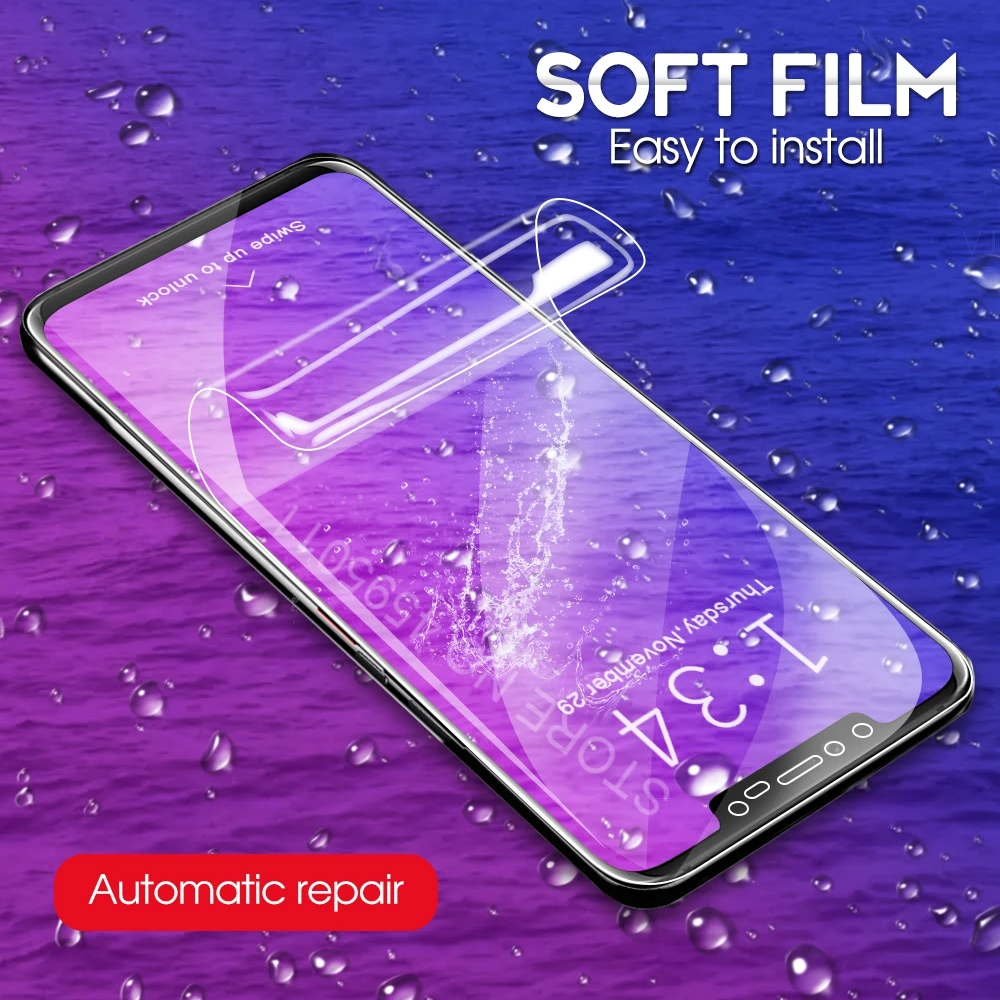 

Hydrogel Film For Huawei Mate 20 Pro 20 Lite Cover Screen Protector For Huawei Honor 10 Mate 20 Lite Protective Films Not Glass
