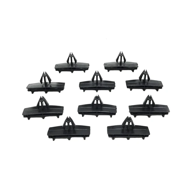 JEAZEA 10pcs New Black Fender Flare Moulding Clips For Jeep Liberty Wrangler 2005 2011 2012 2013