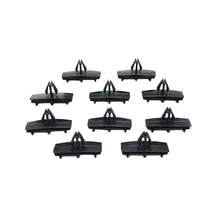 10pcs New Black Fender Flare Moulding Clips For Jeep Liberty Wrangler 2005-2011 2012 2013 2014 2015 OEM 55157055AA