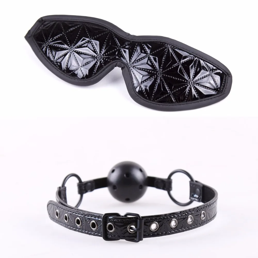 Набор для бондажа tierry Crimson/black повязка на глаза кляп ошейник наручники и манжеты