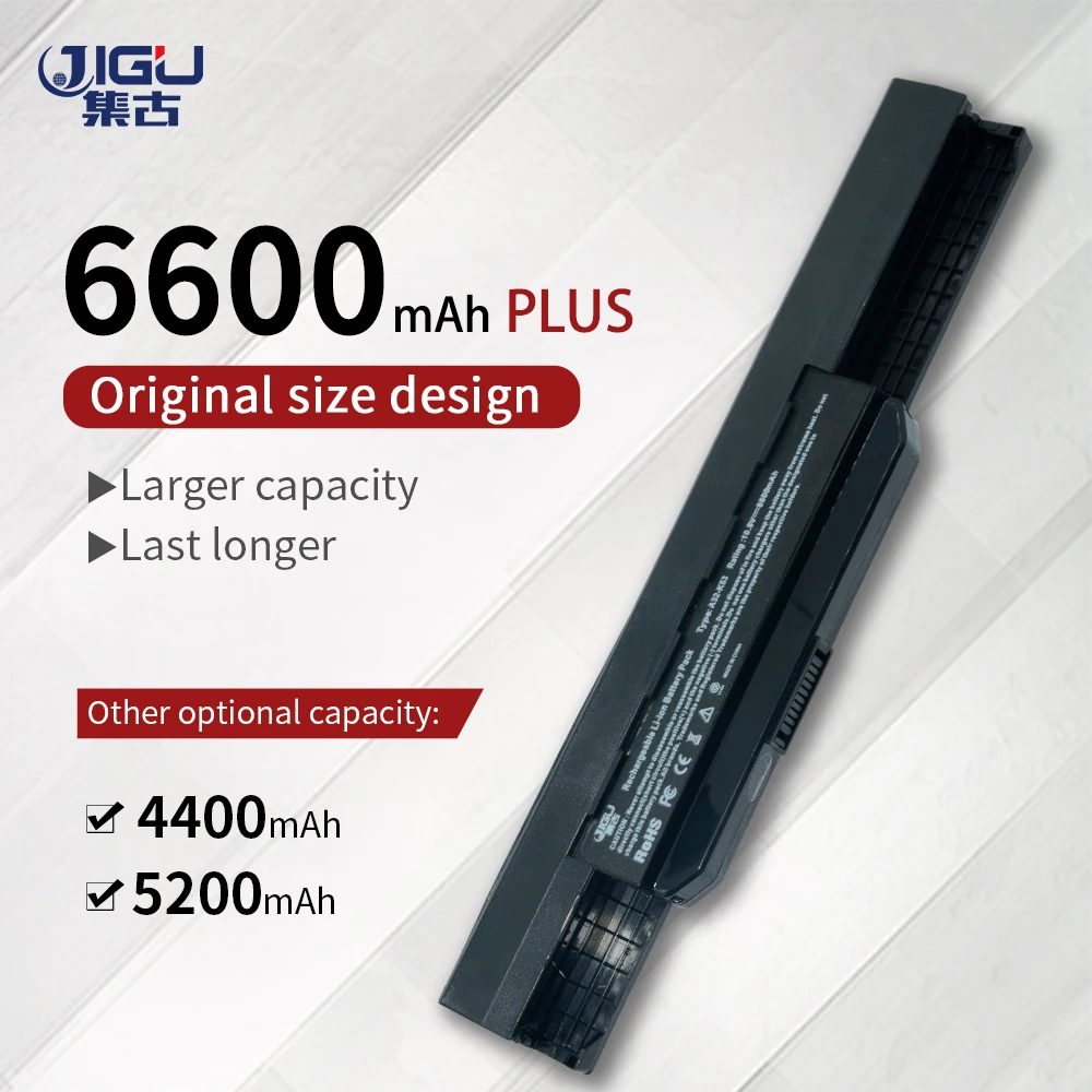 Дешево JIGU Аккумулятор для ноутбука ASUS A32 K53 A42 K53 A43 A43TA K43T X43B A53 X43BY A53B K53 X43E A53E K53BY A53S K53E X43SA A53SC K53S