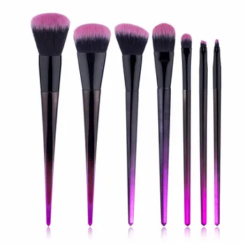 

New Arrival 7pcs/Kit Diamond Makeup Brushes Sets Powder Foundation Eyeshadow Concealer Eyeliner Lip Cosmetics Beauty Tools