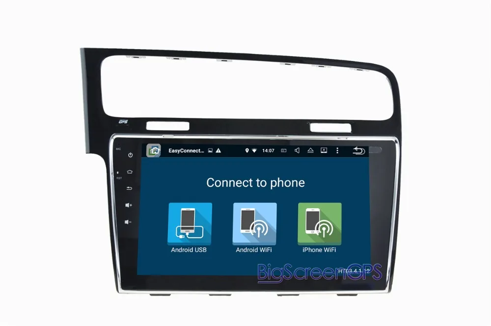 Flash Deal 10.1 Inch The newest Android 7.1 Quad Core GPS Navigation For  Volkswagen VW GOLF 7 2013 Stereo Multimedia Free Map Bluetooth 4