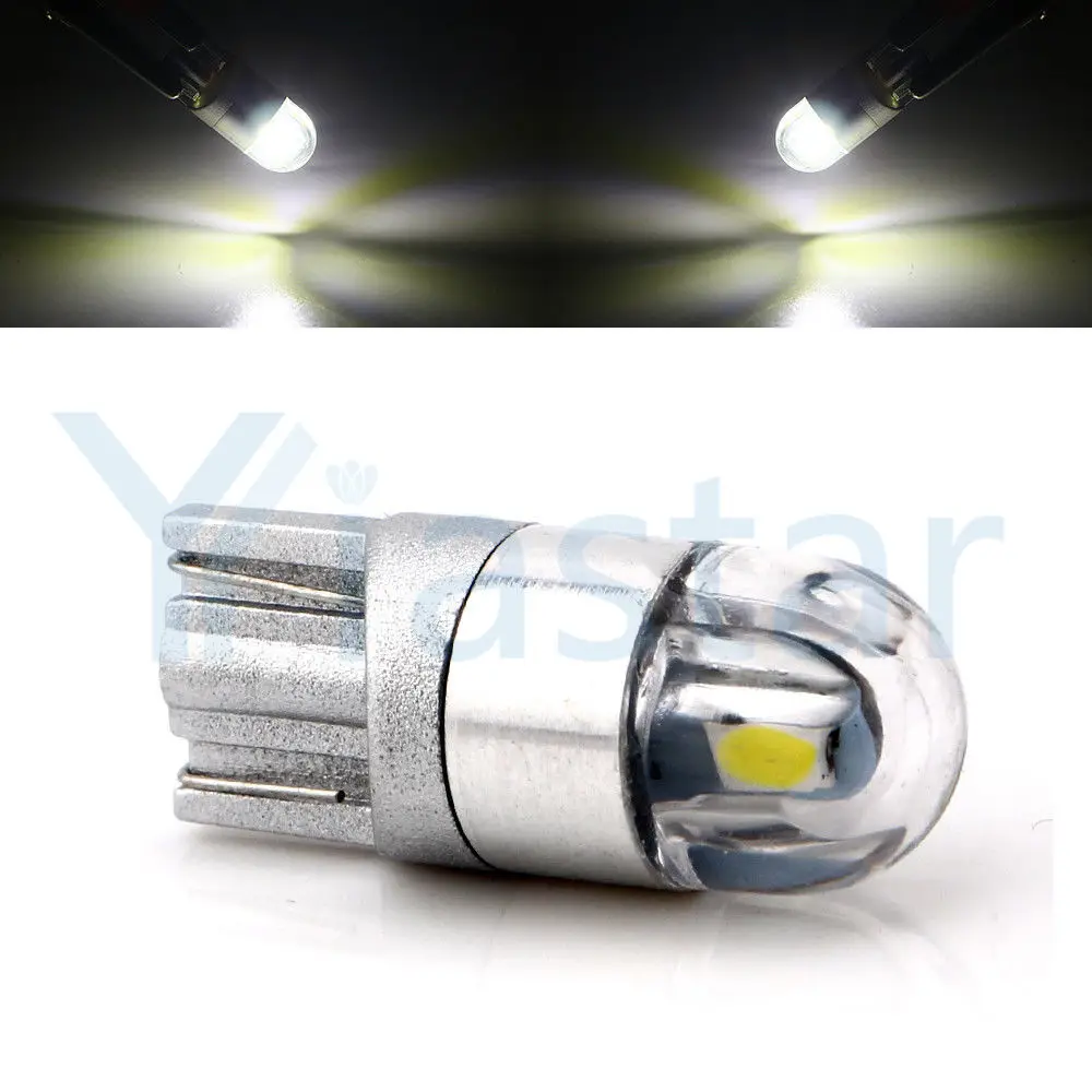 200 ПК T10 3030 2SMD автомобиля светодиодная декоративная лампа Ширина лампа DC12V декодирование ширина зазора света дневного света, сигнализирующий фонарь