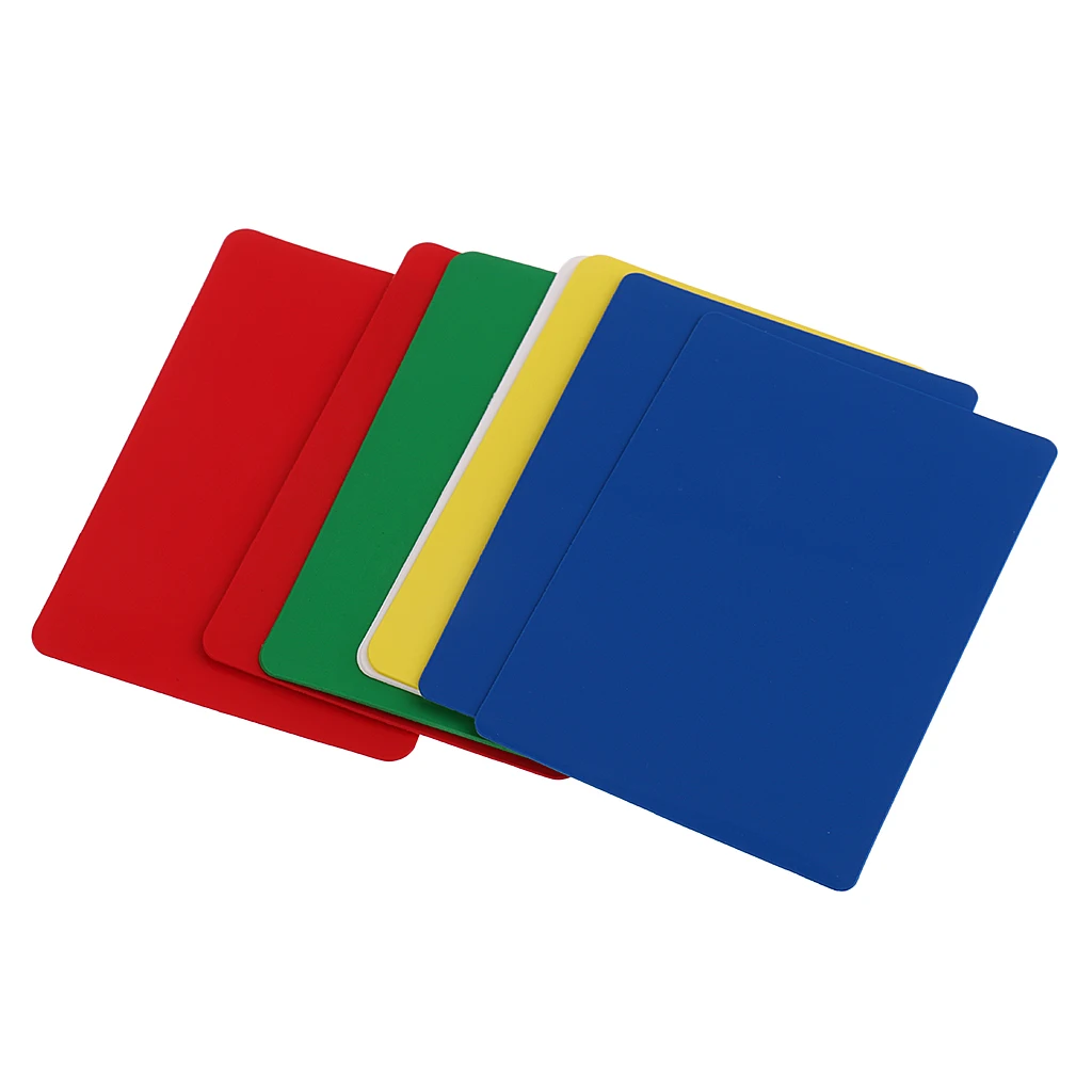 Perfeclan Pack of 10 Plastic Poker Size Cut Cards 5 Color Choices Party Game Accessory Casino Collectables Game Props