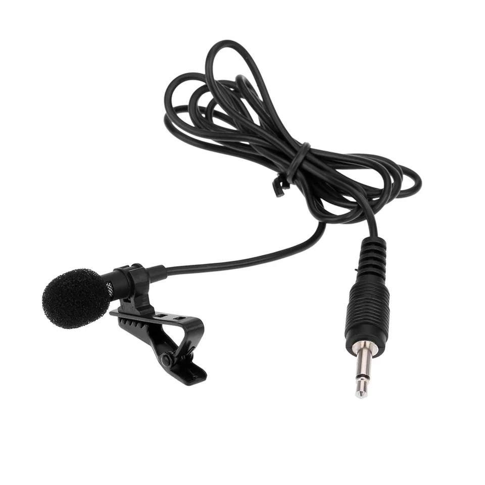 Microfono Standard Da 3.5mm Jack Lavalier Con Clip Per Cravatta - Foto 3