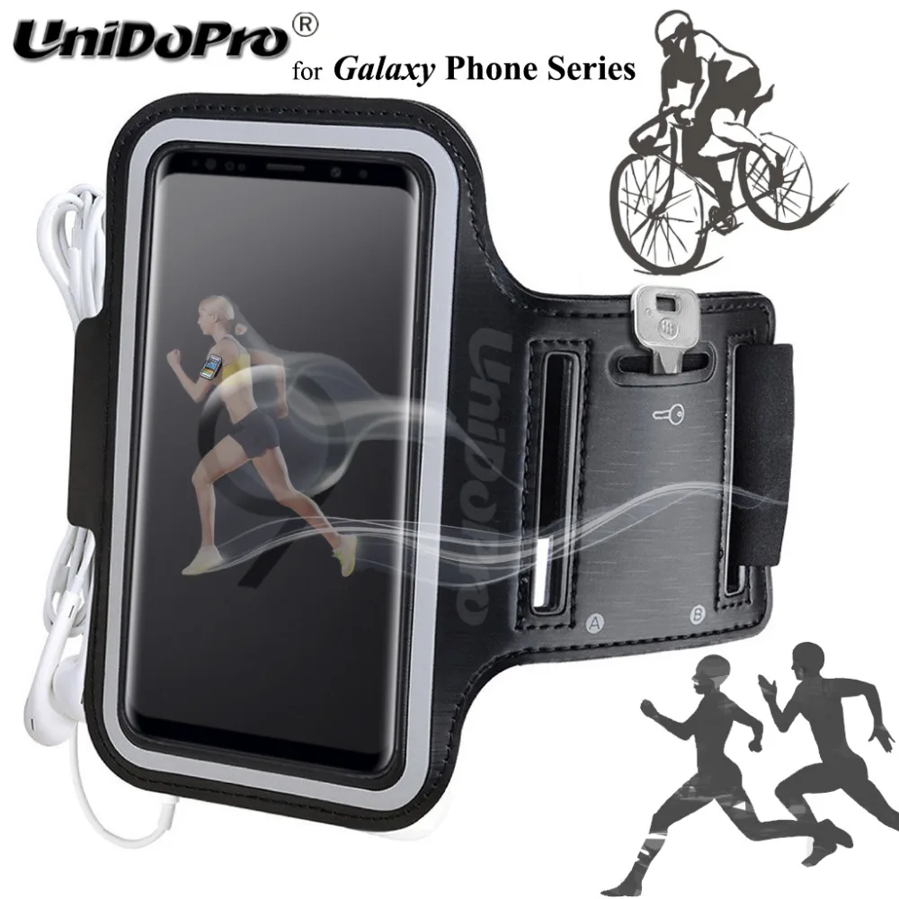 

Phone Bag Case for Samsung Galaxy S10 S10e S9 S8 S7 S6 Edge Plus S5 Note 9 8 5 Running Arm Band PU Leather Waterproof Cover Capa